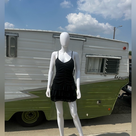 Little Black Dress NWT small Y2K Vibes - Picture 2 of 3